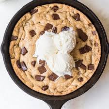 Cast Iron Skillet Cookie w/ Ice Cream