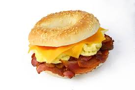 Bagel with Bacon Egg and Cheese